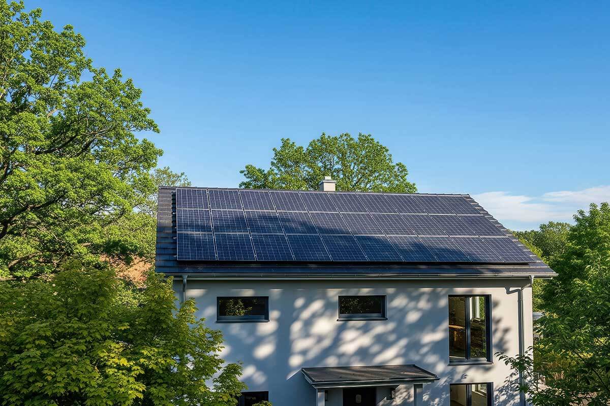 PV-Haus im Westerwald