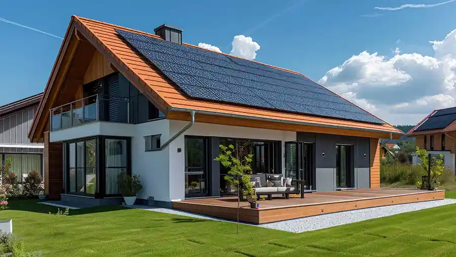 Photovoltaikhaus gross