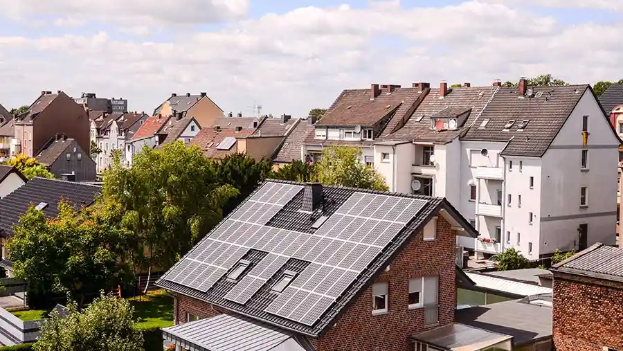 Photovoltaikhaus Stadt