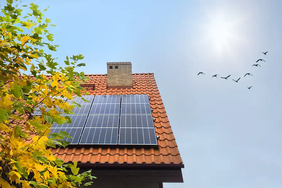 Strom über die Solaranlage im Westerwald