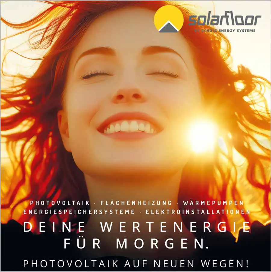 SOLARFLOOR Wertenergie für morgen.